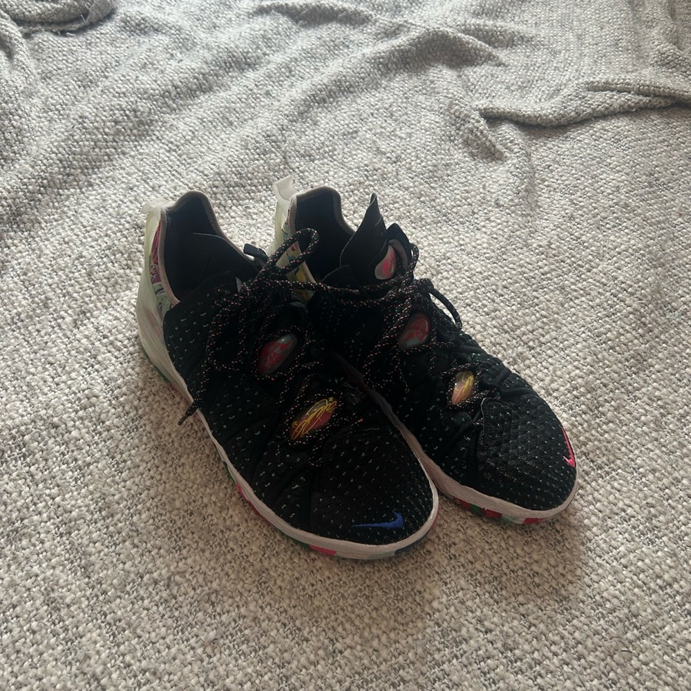 Nike LEBRON XVIII 18 James Gang Black Pink Blast Shoes CQ9283-002 Men's Size10.5